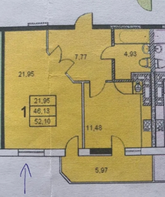 продажа однокомнатной квартиры номер A-174372 в Киевском районе, фото номер 2
